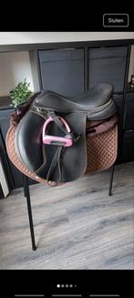 Springzadel wintec 16,5 inch zwart, Dieren en Toebehoren, Paarden en Pony's | Zadels, Ophalen of Verzenden, Gebruikt, Springen