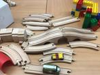 Houten rails met viaduct en een partijtje duplo lego, Ophalen, Gebruikt, Overige typen