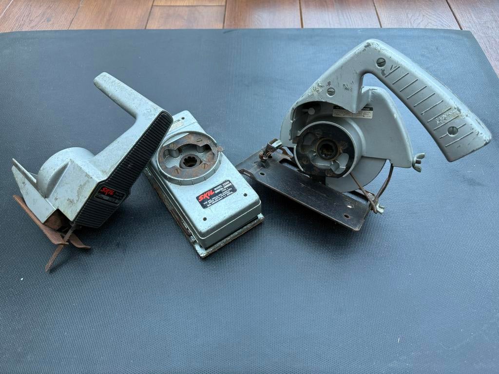 Skil Snap/Lock Set: Cirkelzaag, Schuurmachine, Decoupeerzaag, Doe-het-zelf en Verbouw, Gereedschap | Overige machines, Gebruikt