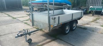 Zeer nette Anssems Plateauwagen  2.70m x 1.50m 1450 KG. IZGS beschikbaar voor biedingen