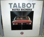 533 Talbot Matra Bagheera 1979 Folder 11Blz., Gelezen, Overige merken, Ophalen of Verzenden
