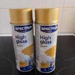 Spuitbussen verf, bijna niet gebruikt, Ophalen of Verzenden, Wit