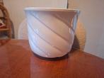 Vintage retro West germany bloempot pot wit, Ophalen of Verzenden, Huis en Inrichting