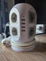 Stekkerdoos toren met USB, Ophalen of Verzenden, Zo goed als nieuw