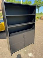 Metalen Designkast, Ophalen, Met deur(en), 100 tot 150 cm, Zo goed als nieuw