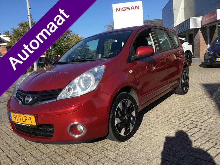 Nissan Note 1.6 Life + Automaat (bj 2012), Auto's, Nissan, Te koop, Note, ABS, Airbags, Airconditioning, Alarm, Bluetooth, Boordcomputer