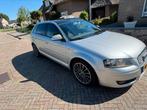 Audi A3 2.0 TDI Sportback 125KW Quattro 2007 Grijs, Auto's, Audi, Stof, 4 cilinders, Origineel Nederlands, Metallic lak