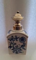 Meissen theebusje met zilveren dop, Ophalen of Verzenden