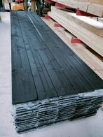 Potdekselplanken zwart gespoten, Tuin en Terras, Palen, Balken en Planken, Nieuw, 250 cm of meer, Ophalen, Planken