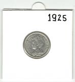 25 cent 1925   Koningin Wilhelmina, Postzegels en Munten, Munten | Nederland, Zilver, 25 cent, Ophalen of Verzenden, Koningin Wilhelmina