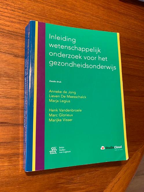 Inleiding wetenschappelijk onderzoek voor het gezondheidsond, Boeken, Wetenschap, Zo goed als nieuw, Ophalen of Verzenden