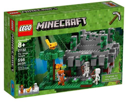 U6 - Lego Minecraft 21132 - The Jungle Temple, Kinderen en Baby's, Speelgoed | Duplo en Lego, Zo goed als nieuw, Ophalen of Verzenden