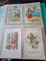 12 Kinder/Engelen ansichtkaarten begin 1900 7 met reliëf, Ophalen of Verzenden, Voor 1920, Kinderen