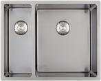 Caressi RVS 1,5 spoelbak, Ophalen, Nieuw, Minder dan 100 cm
