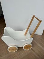 Houten poppenwagen, Kinderen en Baby's, Speelgoed | Houten speelgoed, Ophalen, Zo goed als nieuw