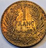 Tunesië 1 Franc Bon Pour 1941, Ophalen of Verzenden, Overige landen, Losse munt