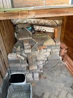 Gratis betonklinkers en sier-/opsluitstenen, Tuin en Terras, Tegels en Klinkers, Ophalen, Beton, Klinkers