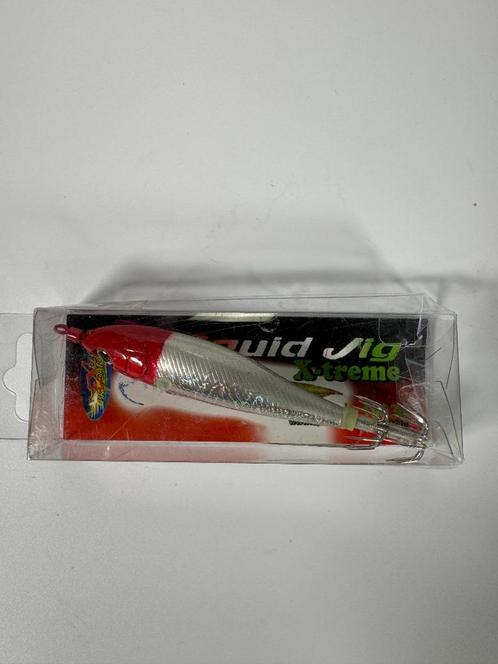 Squid Jig X-treme Fishing Lure - Red/Silver - New, Watersport en Boten, Hengelsport | Algemeen, Nieuw, Kunstaas, Verzenden