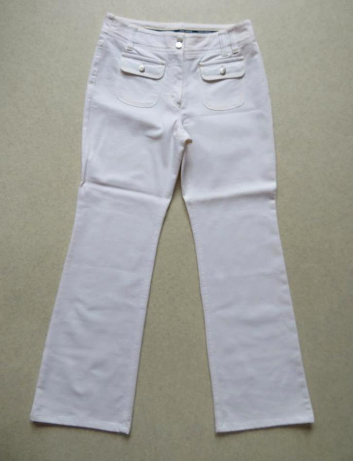 J40 ZERRES nieuwe jeans broek wijde pijpen wit maat 40, Kleding | Dames, Broeken en Pantalons, Nieuw, Maat 38/40 (M), Wit, Lang