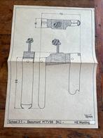 Technische tekening Beaumont M1871 m1888 geweer hembrug, Verzamelen, Militaria | Tweede Wereldoorlog, Verzenden, Nederland, Boek of Tijdschrift
