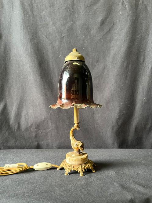 Antiek tafellampje, Antiek en Kunst, Antiek | Lampen, Ophalen of Verzenden