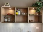 Luxe wandkast keuken - Maatwerk, Decolegno eiken, Ophalen, Eikenhout, 100 tot 150 cm, Zo goed als nieuw