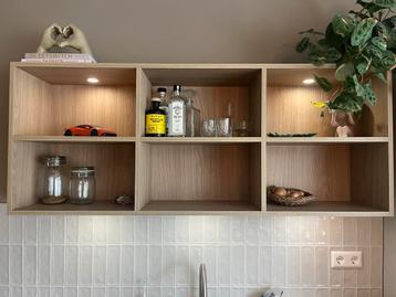 Luxe wandkast keuken - Maatwerk, Decolegno eiken beschikbaar voor biedingen