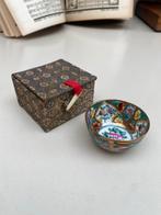 Mini Chinees Porseleinen Kommetje in Doosje, Antiek en Kunst, Ophalen of Verzenden