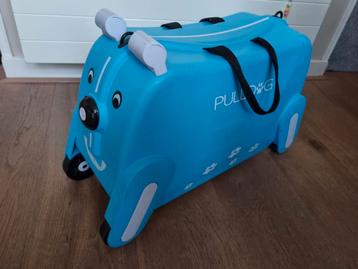 Pulldog Kinderkoffer Blauw - Op Wielen beschikbaar voor biedingen
