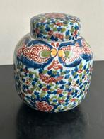 Antiek aardewerk Makkum gember pot 16.5 cm, Ophalen of Verzenden