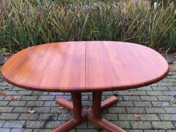 Verlengbare Deense eettafel, vintage tafel made in Denmark beschikbaar voor biedingen