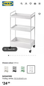 IKEA Nissafors Trolley - Wit, Ophalen, Gebruikt