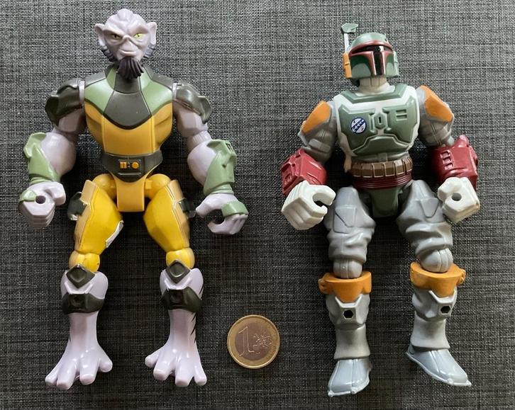 Star Wars Zeb Orrelios + Boba Fett, Verzamelen, Star Wars, Zo goed als nieuw, Actiefiguurtje, Ophalen