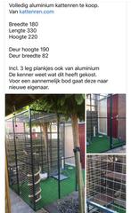 Kattenren, Dieren en Toebehoren, Vogels | Hokken en Kooien, Ophalen, Gebruikt, Aluminium, Overige typen