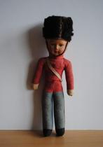 Antieke stoffen + papiermaché pop - huzaar, Antiek en Kunst, Ophalen of Verzenden