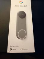 Nest Doorbell (2e generatie) - Bedraad, Doe-het-zelf en Verbouw, Alarmsystemen, Ophalen of Verzenden, Zo goed als nieuw, Compleet systeem