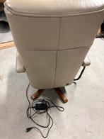 Prominent Sta-op Fauteuil met Massage & Verwarming, Ophalen, Leer