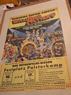 Vintage Circus Poster - Willi Althoff, Ophalen of Verzenden