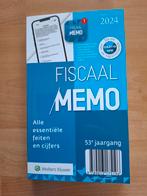 Nieuw Fiscaal memo juli 2024 Wolters Kluwer

Verzendkosten k, Ophalen of Verzenden, Nieuw