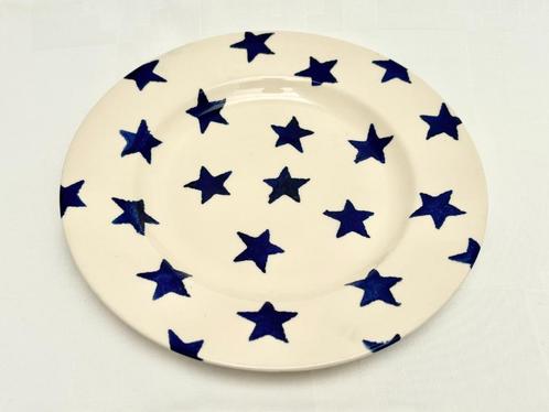 Emma Bridgewater - Blue Stars 1993, Huis en Inrichting, Keuken | Servies, Zo goed als nieuw, Bord(en), Aardewerk, Verzenden