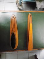 borstel Retro teak Jaren 60 Kledingschuier borstel gang set, Ophalen of Verzenden, Gebruikt