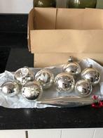 9 oude glas kerst ballen, Antiek en Kunst, Ophalen of Verzenden