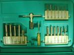 tap en snijset/ draadsnijset in koffer, Ophalen of Verzenden, Zo goed als nieuw