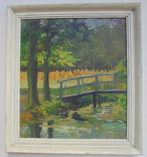 olieverf haagse bos ‘Buys van Ooy’ (Bke-38), Antiek en Kunst, Kunst | Schilderijen | Klassiek, Ophalen