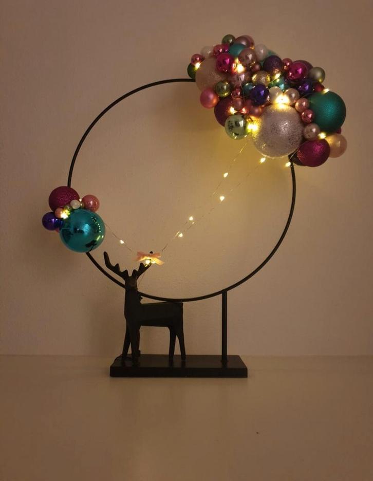 Kerst ornament met zwart, Diversen, Kerst, Ophalen of Verzenden