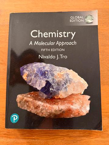 Chemistry A Molecular Approach fifth edition beschikbaar voor biedingen