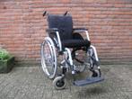 Meyra Eurochair rolstoel 38 cm druksteunen zijn verstelbaar, Diversen, Duwrolstoel, Ophalen of Verzenden, Zo goed als nieuw, Inklapbaar