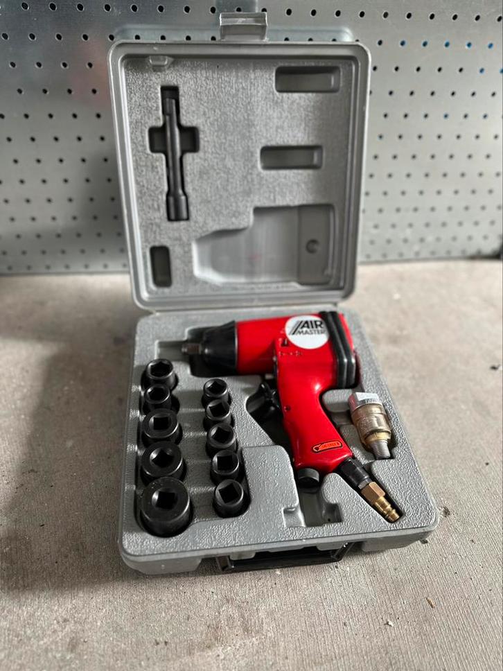 Slagmoersleutel Pneumatisch Air Master (incl. doppen), Auto diversen, Autogereedschap, Zo goed als nieuw, Ophalen of Verzenden