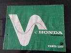 Werkplaatsboek onderdelenboek Honda XL250K3, Verzenden, Honda