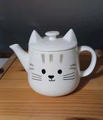 Hema poezen theepotje, Huis en Inrichting, Keuken | Servies, Verzenden, Zo goed als nieuw, Bord(en), Overige stijlen